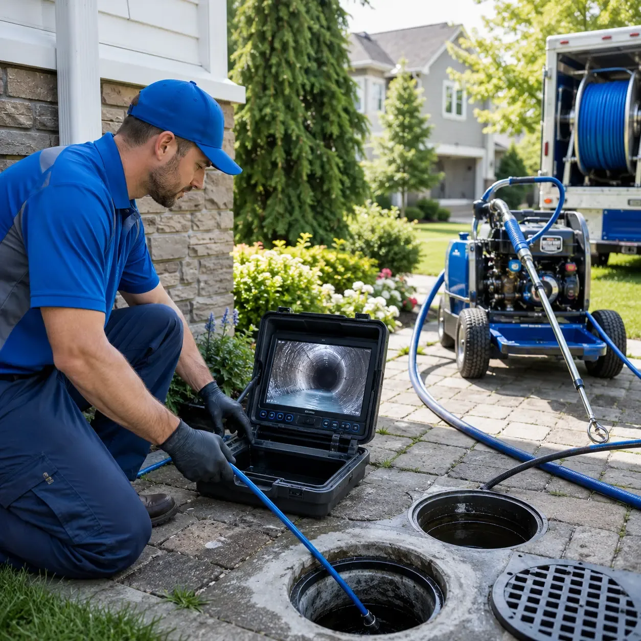 Outdoor drain cleaning professionals serving Mar Lin, PA